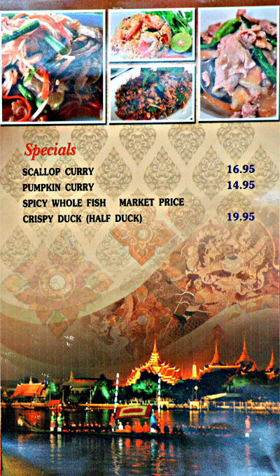 Menu page 6.